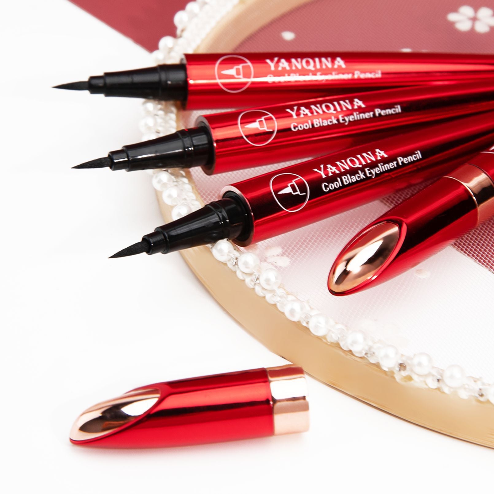 New Black Waterproof Eyeliner Pen 24H Long-lasting
