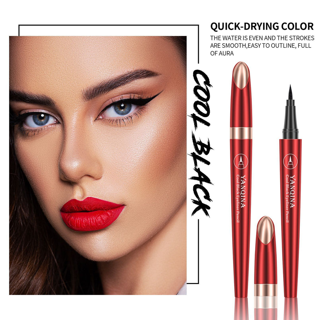 New Black Waterproof Eyeliner Pen 24H Long-lasting