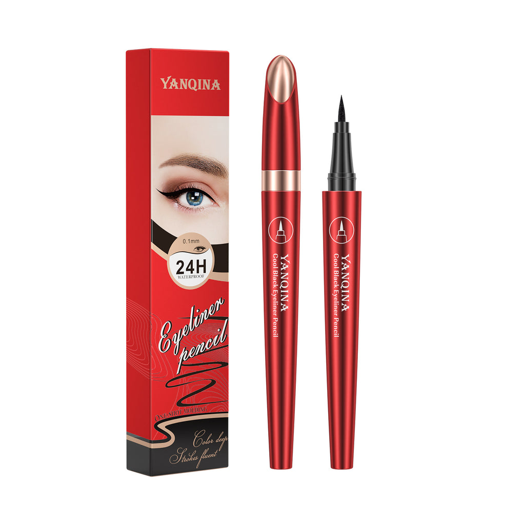 New Black Waterproof Eyeliner Pen 24H Long-lasting